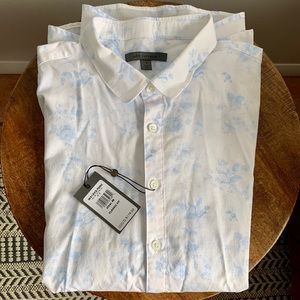 NWT JOHN VARVATOS Classic Fit Short Sleeve Shirt